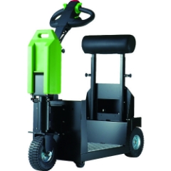 Riding rechargeable tow vehicle